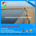 Hdpe geomembrane auf Deponie